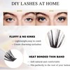 Individual Lashes Cluster Lashes 120 Pieces, 40D 0.07 D Curl