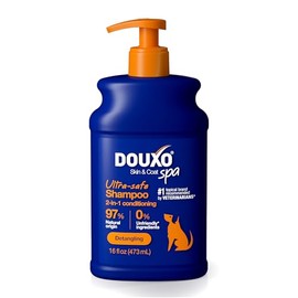 DOUXO® Skin & Coat SPA - Ultra-Safe 2 in 1 Conditioning Dog Shampoo, 16 fl oz, Cleans and Deeply Hydrates The Skin, Enhances The Coat, Leaves The Coat Soft, Silky and Detangled, Skin-Friendly Formula