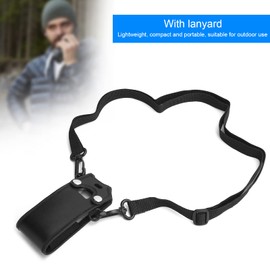 Portable PU Leather Soft Case Cover with Lanyard, Talkie Protector Fit for Anytone at‑D878UV Two‑Way Radio