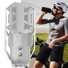 Adaptive Bicycle Bottle Holder, Automatic Clamping Mechanism, 360 Degree Rotatable