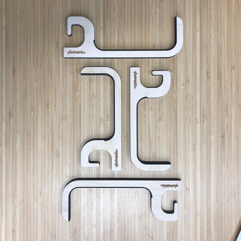 GNARWALL Horizontal Wall Mount for SUP and Longboards - Surfboard