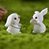 Mini Hase Figuren,YouXiaor 20 Stücke Miniatur Kaninchen Figur Hasen Dekofigur