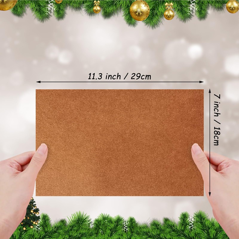 Stiff Felt Sheets, 11 Pcs Felt Fabric, 17,78×28,7cm Color Felt
