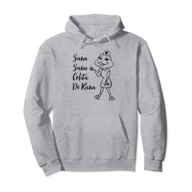 Sana Sana Colita De Rana Cute Mexican Nurse Frog Art Spanish Pullover Hoodie