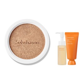 Sulwhasoo Perfecting Cushion Foundation Refill 15g, 21N1 Beige, 1 pc / 설화수 퍼펙팅 쿠션 파운데이션 리필 15g, 21N1 베이지, 1개