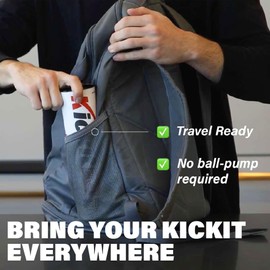 Kickit | The Original Birdie Soccer Trainer | Play Outdoors, Indoors or Backyard, Beach or Tailgate, All Ages Fun & Travel Friendly (Green)