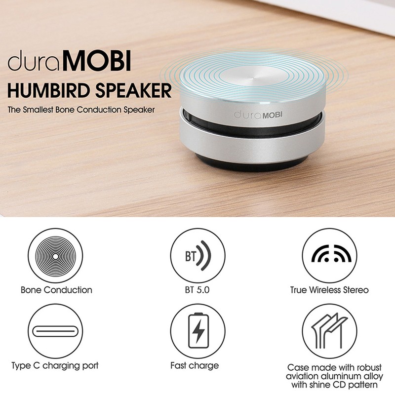 1 Pack Wirelessly BT Speaker Bone Conduction Speakers Mini Portable