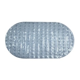 Popular Bath Sparkle, 15"x 27", Clear-Silver