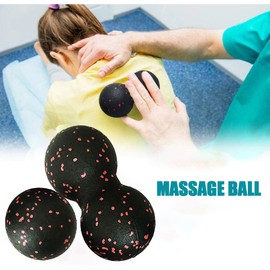 WSADZXC77 Self Massage Ball, Peanut Massage Ball, Fascia Ball Set, Lacrosse Ball, Muscle Roller for Spine, Fascia, Neck, Acupressure Plantar Fasciitis Reflexology Massage