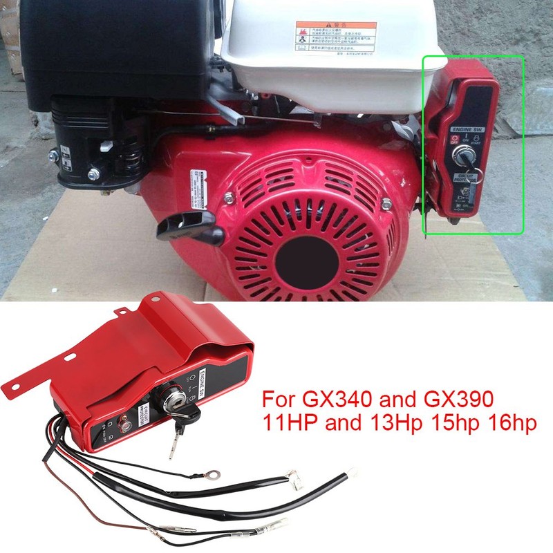 Electric Starter for Honda GX340 GX390, Key Panel Control Box