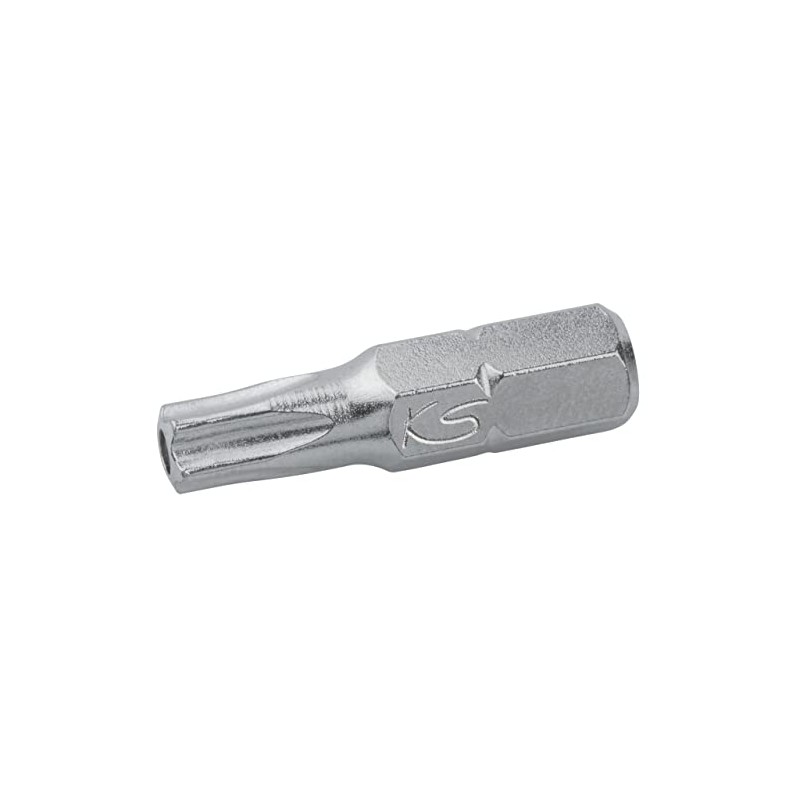 KS Tools 911.3107 1/4 Bit 5 Star with Bore, Ts40,