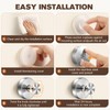 2 Pack Suction Cup Hooks for Shower Stainless Steel, Suction