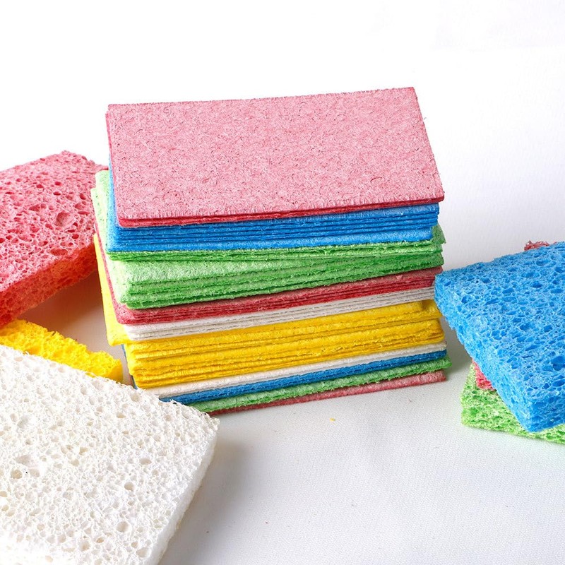 6 - Pack Non-Scratch Scrub Sponges - Sponges for Dishes