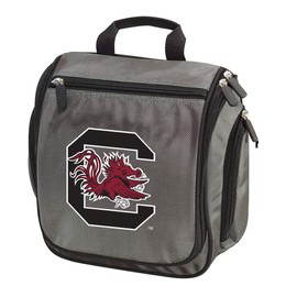 Broad Bay University of South Carolina Toiletry Bags or Mens USC Gamecocks Shaving Kit HANGABLE Travel Bag (Gray)