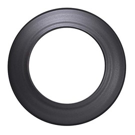 Senotherm Stove Pipe Rosette for 2 mm Thick Stove Pipes/Smoke Pipes in 130 mm Diameter for Stoves and Fireplaces Black Rigid