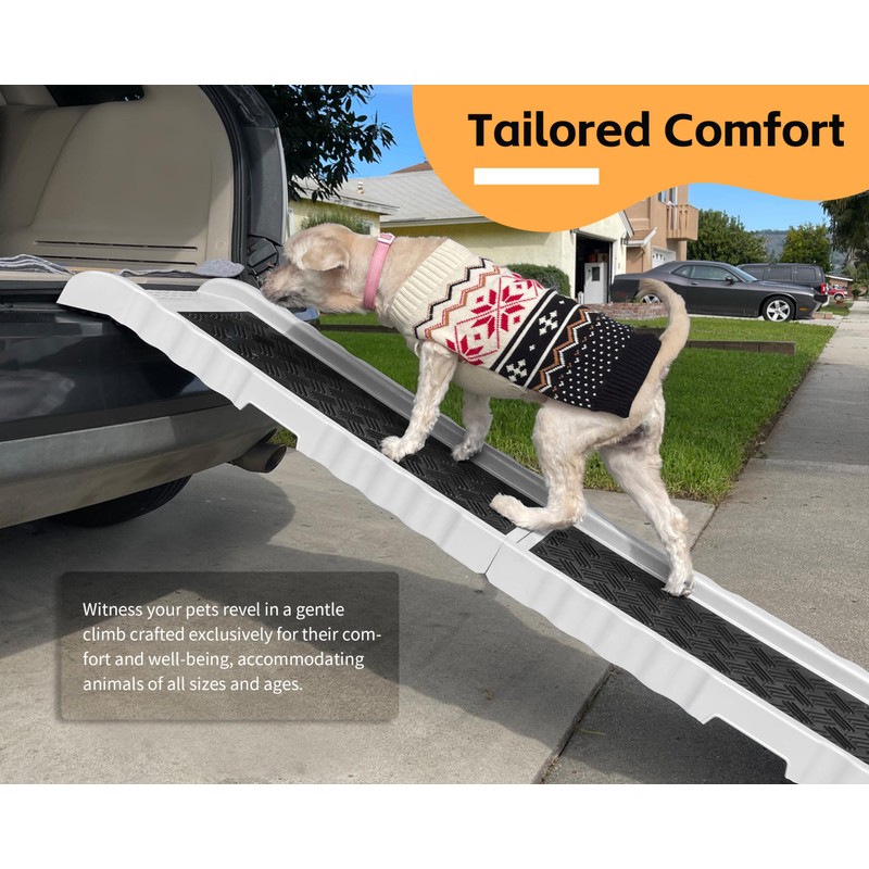 PawStep 50893 Pet Ramp with Soft Traction - Folding, Non-Slip