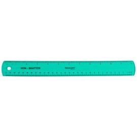 Westcott Shatterproof Ruler, 12-Inch, Green
