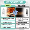 2PCS 6912A40002J Microwave Halogen Light Bulb Compatible with LG Kenmore