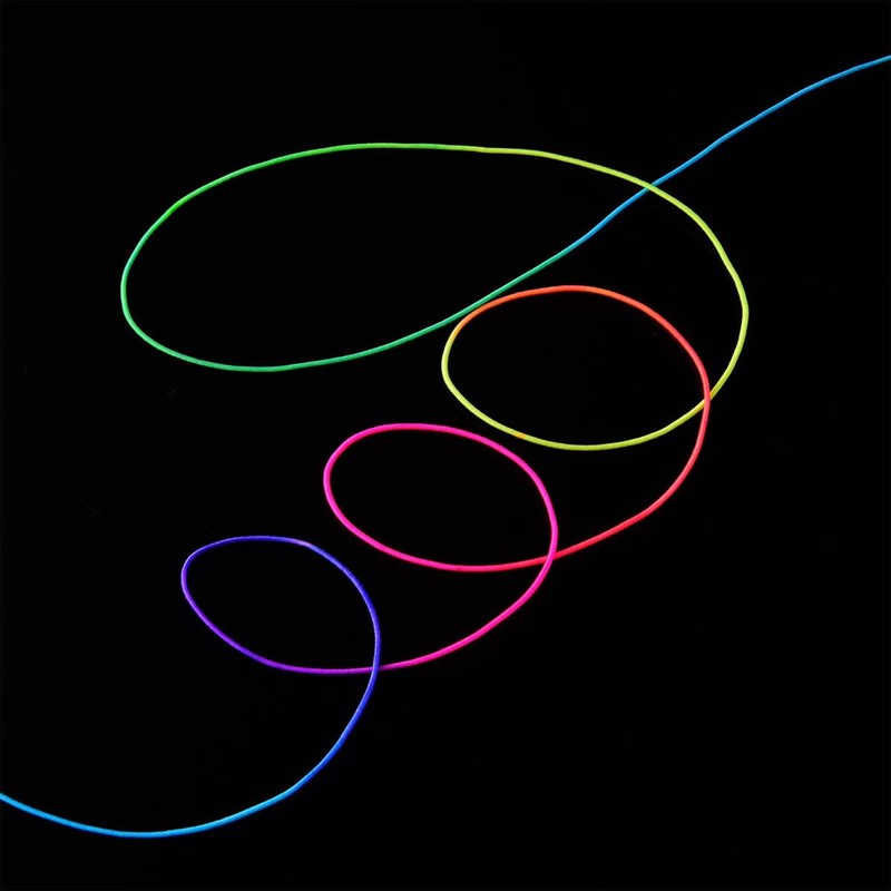 DRERIO 1 mm Elastic Colourful Threads, Elastic Polyester Threads, Jewellery
