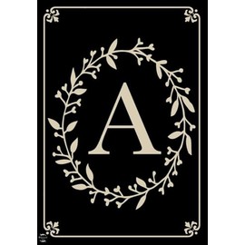 Briarwood Lane Classic Monogram Letter J Double-Sided House Flag
