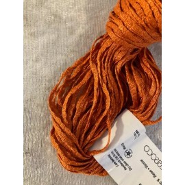 Berroco Glace Ribbon Yarn Color#2520 Orange 100% Rayon 1.75 oz 75 yds8 Available