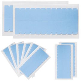 ASIRYVA 120 Pcs Hair Extension Tapes, Double Sided Hair Tapes, Waterproof & Durable for Wigs, Extensions, and Hairpieces(Blue)