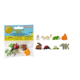 Safari Ltd. Good Luck Minis Lucky Fun Pack – 8 Mini Figurines of Frog, Ladybug, Waving Cat, Dragon, Buddha, Elephant, Rabbit, Four-Leaf Clover – Educational Toy Figures for Boys, Girls & Kids Ages 5+