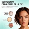 2 PCS Dermaroller 0.25 mm Titanio, Rodillo Facial para Barba