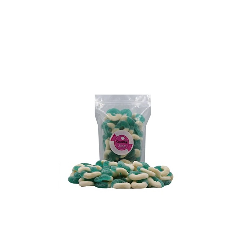 Smarty Stop Gummy Rings (Blue Raspberry, 1 Pound (Pack Of
