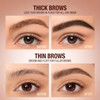 Brow Fection Angled Brush & Dip,Liquid Eyebrow Pen for Women,Liquid