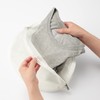 MUJI 44593561 Polyester Double-Sided Washing Net, Round/Small/Approx. 14.4 x 9.8