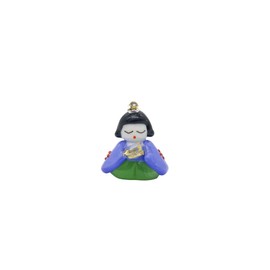 Glass Square Cute Glass Hinamatsuri Go-in-Hayashi Uta Small