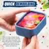 Nuogo 8 Pcs 1 Cup Silicone Freezer Containers with Lid