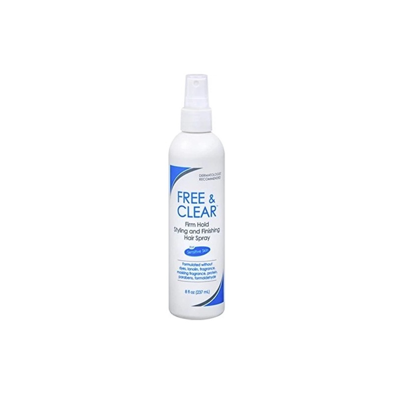 2 Pack Free Clear Styling Finishing Hair Spray Firm Hold