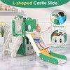 BIERUM 7 in 1 Toddler Slide, L-Shaped Baby Slide for