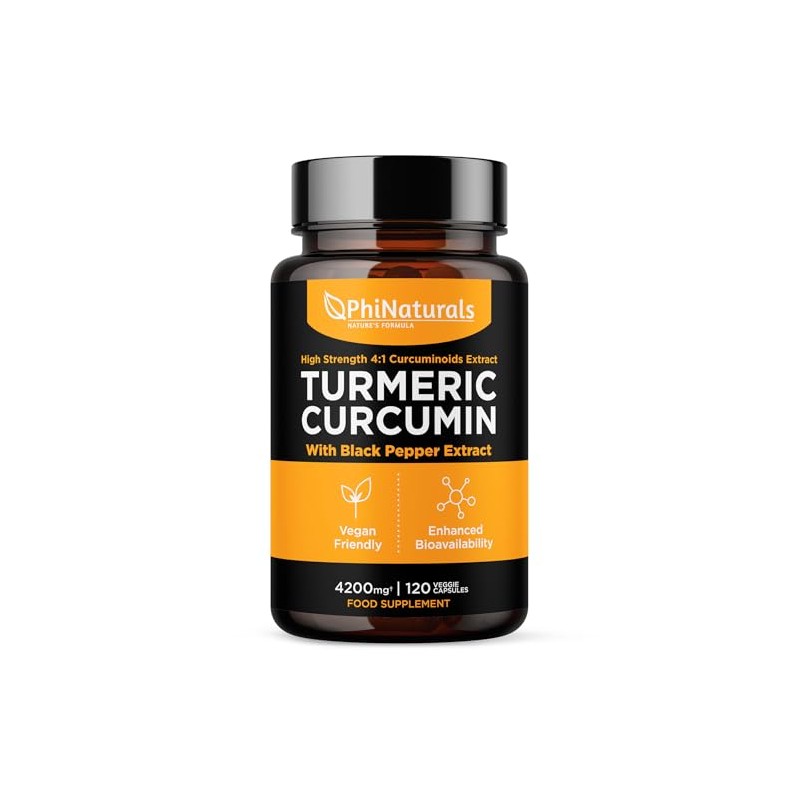 Turmeric Curcumin and Black Pepper Capsules - 500mg Per Capsule