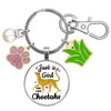 YCSPMO Cheetah Keychain Animal Lovers Gifts for Women Christmas Birthday