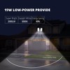 UME 2 Pack 19W LED Flood Light Motion Sensor Outdoor,