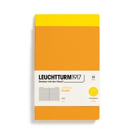 LEUCHTTURM1917 368179 Jottbook (A5) 59 Numbered Pages Ruled Lemon and Rising Sun Twin Pack