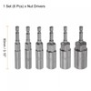 TOP-VIGOR 6Pcs Nut Setter Driver Drill Bit Set, 6mm 8mm