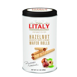 Litaly Hazelnut Wafer Rolls, 14.1oz