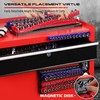 Magnetic Socket Holder Organizer Set: 6-Piece Detachable 1/2 3/8 1/4