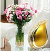 Golden Teardrop Urns for Human Ashes, Funeral Cremation Urn with