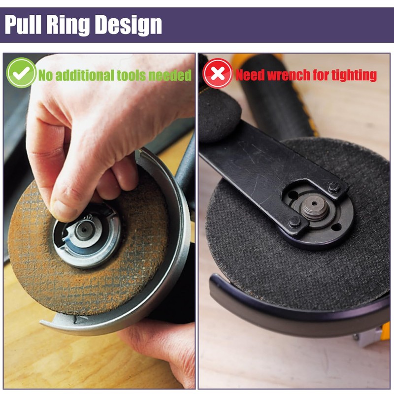 Yakamoz 2Pcs Quick Change Angle Grinder Flange Nuts 5/8-11 Grinder