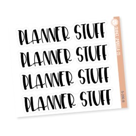 Planner Stuff Header Stickers, Dashboard Pages, Dash Board Notes, Goal Setting Planner Stickers (S-206-B)