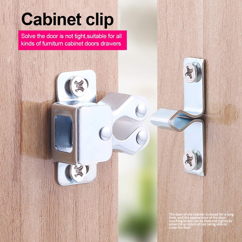 Door Catches,10pcs Double Roller Cupboard Door Latch Hardware,Bronze Plated Roller