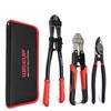 WISEUP 3Pcs Bolt Cutter Pliers Set, 14" Heavy Duty and