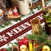 Aitsit Christmas Table Runner, 40 x 180 cm, Washable, Winter