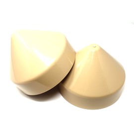 JSP Manufacturing Tan Cone Dock Piling Cap/Piling Cover from 8" to 12" (12 inch)