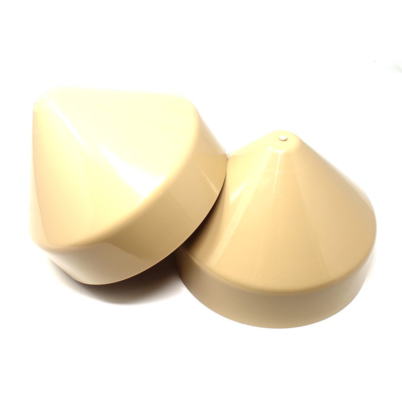 JSP Manufacturing Tan Cone Dock Piling Cap/Piling Cover from 8"